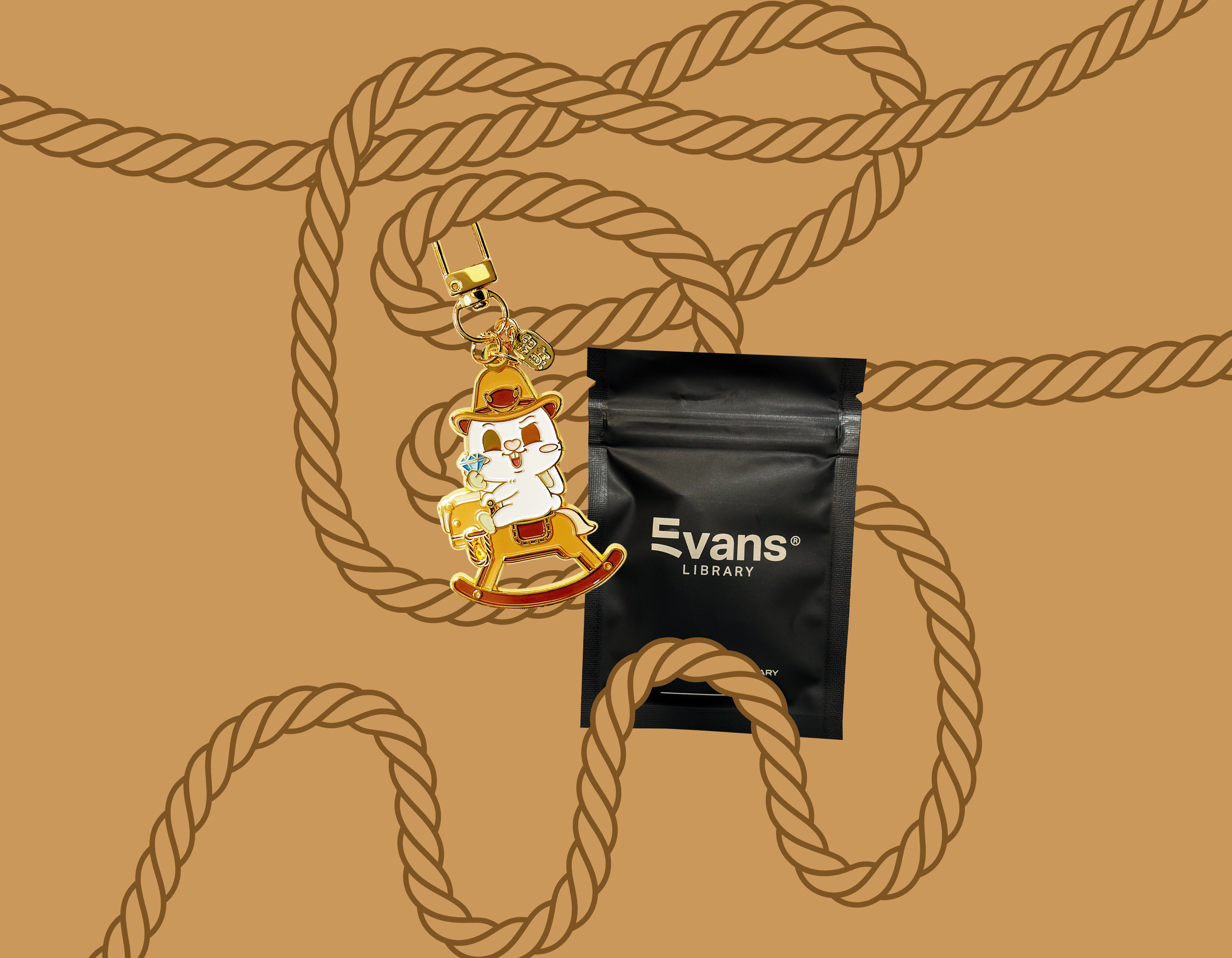 丙午馬｜馬上鑽鑰匙圈吊飾